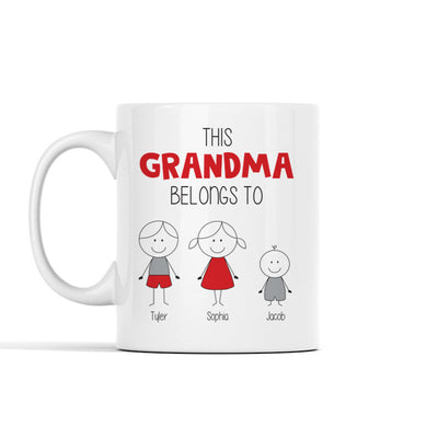 This (Custom) Belongs To... Mug - Personalized