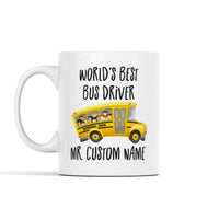 World's Best Bus Driver (Custom) Personalized Mug
