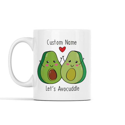 (Custom Name) Let's Avo-Cuddle Personalized Mug