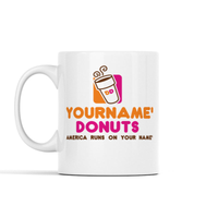 (Custom Name) Donuts Personalized Mug
