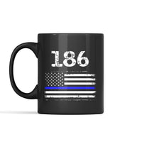 Blue Line Flag Personalized Mug