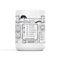 DnD Character Sheet Personalized Mug