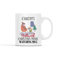 Personalized Hallmark Christmas Movie Watching Mug