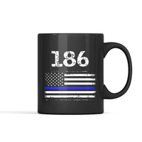 Blue Line Flag Personalized Mug