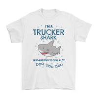 I'm A (Custom) Shark, Who Happens To Cuss A Lot Doo Doo Doo Personalized T-shirt