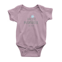 Personalized Baby Name Birth Year Onesie