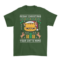 Meowy Christmas Custom Name