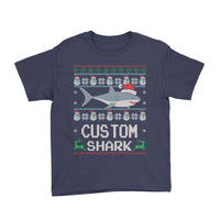 (Custom) Shark Ugly Christmas Family Matching Shirts