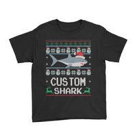 (Custom) Shark Ugly Christmas Family Matching Shirts
