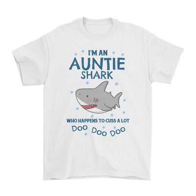 I'm A (Custom) Shark, Who Happens To Cuss A Lot Doo Doo Doo Personalized T-shirt