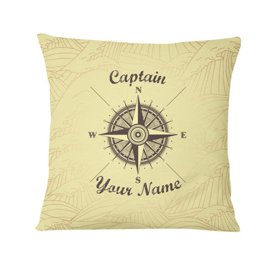 Compass (Custom Name) Personalized Pillow