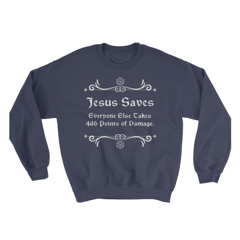 jesus saves dnd shirt