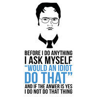 Dwight Schrute Quote Poster