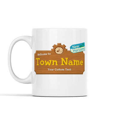 Animal Crossing Town Name Personalized Mug