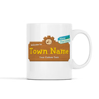 Animal Crossing Town Name Personalized Mug