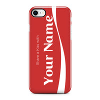 Coke Inspired Custom Name Phone Case - Personalized