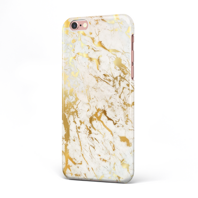White Gold Marble Phone Case