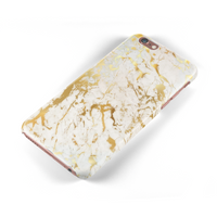 White Gold Marble Phone Case