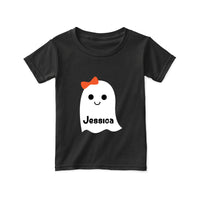 Toddler Ghost Personalized Halloween T-shirt